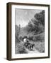 Mule Wagon Passing Through the Cumberland Gap, Kentucky-null-Framed Giclee Print