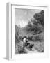 Mule Wagon Passing Through the Cumberland Gap, Kentucky-null-Framed Giclee Print