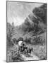 Mule Wagon Passing Through the Cumberland Gap, Kentucky-null-Mounted Giclee Print