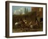 Muleteers at an Inn-Karel Dujardin-Framed Art Print