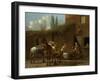 Muleteers at an Inn-Karel Dujardin-Framed Art Print