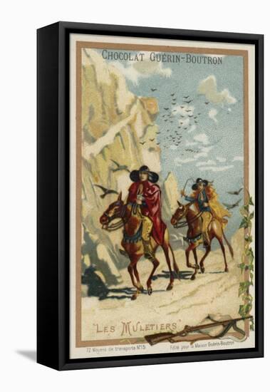 Muleteers-null-Framed Stretched Canvas