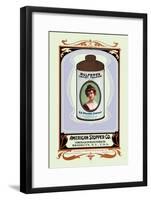 Mulford's Toilet Talcum-null-Framed Art Print