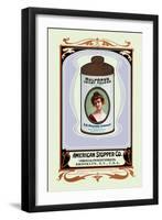 Mulford's Toilet Talcum-null-Framed Art Print