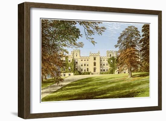 Mulgrave Castle, Yorkshire, Home of the Marquis of Normanby, C1880-Benjamin Fawcett-Framed Giclee Print