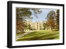 Mulgrave Castle, Yorkshire, Home of the Marquis of Normanby, C1880-Benjamin Fawcett-Framed Giclee Print