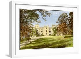 Mulgrave Castle, Yorkshire, Home of the Marquis of Normanby, C1880-Benjamin Fawcett-Framed Giclee Print