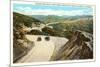 Mulholland Drive, Santa Monica, California-null-Mounted Art Print