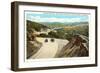 Mulholland Drive, Santa Monica, California-null-Framed Art Print