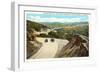 Mulholland Drive, Santa Monica, California-null-Framed Art Print