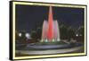 Mulholland Fountain, Los Angeles, California-null-Framed Stretched Canvas