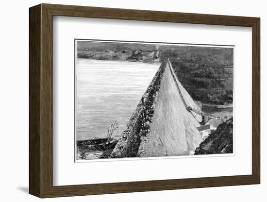 Mullaperiyar Dam, 19th Century-Science Photo Library-Framed Photographic Print