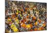 Mullik Ghat Flower Market, Kolkata (Calcutta), West Bengal, India, Asia-Bruno Morandi-Mounted Photographic Print