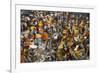 Mullik Ghat Flower Market, Kolkata (Calcutta), West Bengal, India, Asia-Bruno Morandi-Framed Photographic Print