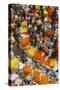 Mullik Ghat Flower Market, Kolkata (Calcutta), West Bengal, India, Asia-Bruno Morandi-Stretched Canvas