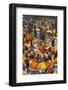 Mullik Ghat Flower Market, Kolkata (Calcutta), West Bengal, India, Asia-Bruno Morandi-Framed Photographic Print