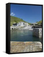 Mullion Cove, Cornwall, England, United Kingdom, Europe-Wogan David-Framed Stretched Canvas