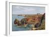 Mullion Cove, Cornwall-Alfred Robert Quinton-Framed Giclee Print