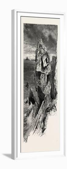 Mullion Gull Rock, the South Coast, UK, 19th Century-null-Framed Giclee Print