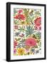 Multi Bloom Floral I-Karen Fields-Framed Art Print