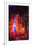 Multi Colored Lights in the Reed Flute Cave-Terry Eggers-Framed Premium Photographic Print