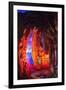 Multi Colored Lights in the Reed Flute Cave-Terry Eggers-Framed Premium Photographic Print