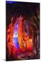 Multi Colored Lights in the Reed Flute Cave-Terry Eggers-Mounted Premium Photographic Print