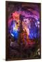 Multi Colored Lights in the Reed Flute Cave-Terry Eggers-Framed Premium Photographic Print