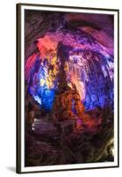 Multi Colored Lights in the Reed Flute Cave-Terry Eggers-Framed Premium Photographic Print