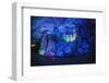 Multi Colored Lights in the Reed Flute Cave-Terry Eggers-Framed Photographic Print