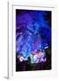 Multi Colored Lights in the Reed Flute Cave-Terry Eggers-Framed Photographic Print