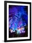 Multi Colored Lights in the Reed Flute Cave-Terry Eggers-Framed Photographic Print