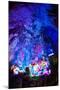 Multi Colored Lights in the Reed Flute Cave-Terry Eggers-Mounted Photographic Print