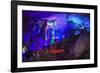 Multi Colored Lights in the Reed Flute Cave-Terry Eggers-Framed Photographic Print