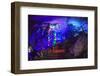 Multi Colored Lights in the Reed Flute Cave-Terry Eggers-Framed Photographic Print