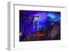 Multi Colored Lights in the Reed Flute Cave-Terry Eggers-Framed Photographic Print