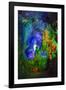 Multi Colored Lights in the Reed Flute Cave-Terry Eggers-Framed Photographic Print