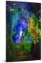 Multi Colored Lights in the Reed Flute Cave-Terry Eggers-Mounted Photographic Print