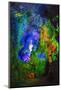 Multi Colored Lights in the Reed Flute Cave-Terry Eggers-Mounted Photographic Print