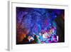 Multi Colored Lights in the Reed Flute Cave-Terry Eggers-Framed Photographic Print