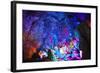 Multi Colored Lights in the Reed Flute Cave-Terry Eggers-Framed Photographic Print