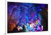 Multi Colored Lights in the Reed Flute Cave-Terry Eggers-Framed Photographic Print