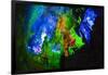 Multi Colored Lights in the Reed Flute Cave-Terry Eggers-Framed Photographic Print