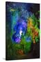 Multi Colored Lights in the Reed Flute Cave-Terry Eggers-Stretched Canvas