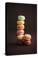 Multi-Colored Macaroons; Stacked-Colin Cooke-Stretched Canvas