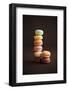 Multi-Colored Macaroons; Stacked-Colin Cooke-Framed Photographic Print