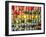 Multi-colored thread in high school sewing class-null-Framed Premium Photographic Print