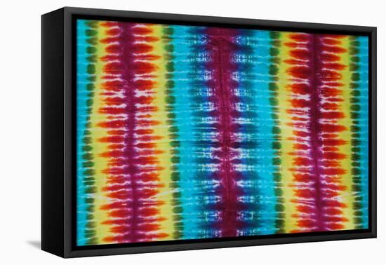 Multi Colored Tie Dye Design-dgphotography-Framed Stretched Canvas