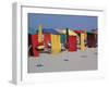 Multi-Coloured Beach Tents and Umbrellas, Deauville, Calvados, Normandy, France-David Hughes-Framed Photographic Print