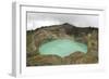 Multi-Coloured Crater Lakes at Summit of Kelimutu Volcano-Tony Waltham-Framed Photographic Print